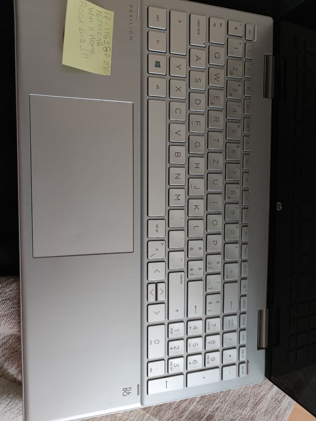 Hewlett Packard Notebook: HP i7-1165G7 16\512ggb – Usato da Meggen venduto da Malecifent 2