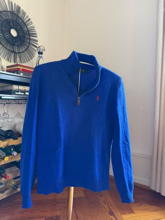 Polo Ralph Lauren Pullover blau Grösse S gut erhalten