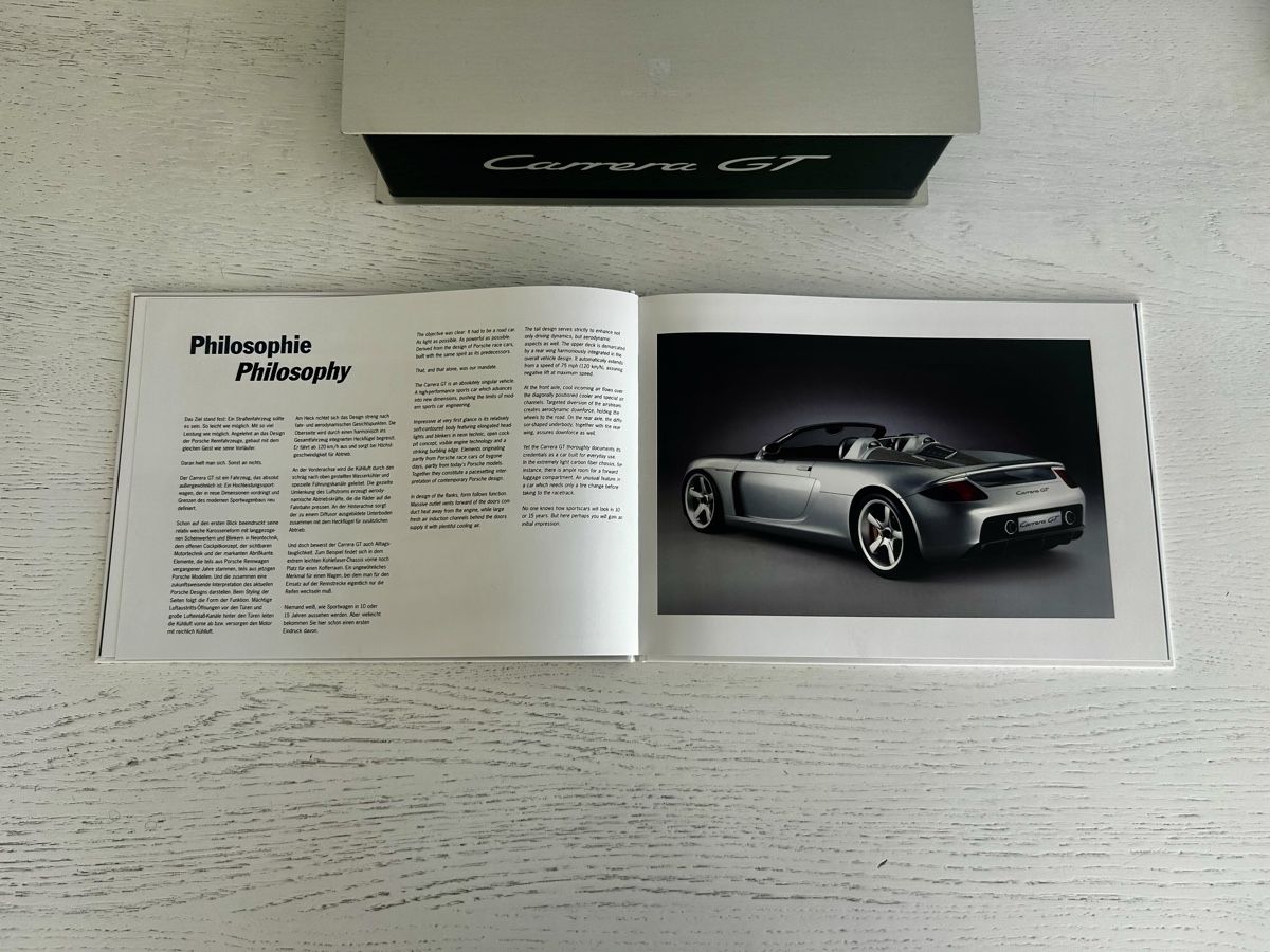 Porsche Automobili: Porsche Carrera GT owners box – Usato da Sargans venduto da bigtasty23 5