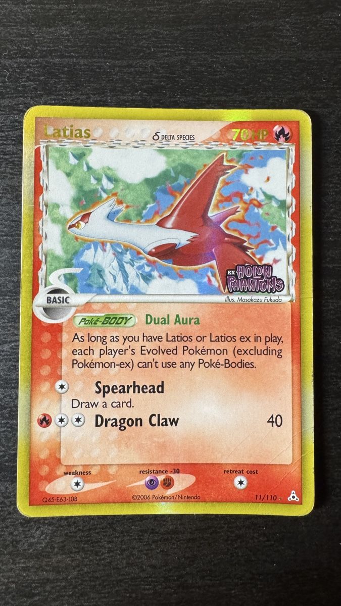 Pokémon Carte collezionabili: Latias Ex Holon Phantoms Holo Reverse 11/110 – Usato da Belprahon venduto da Rob_ain