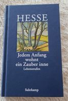 Hermann Hesse Buch Jedem Anfang wohnt ein Zauber inne