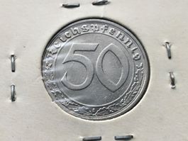 Drittes Reich    50 Reichpfennig 1938 J  selten unzirkuliert