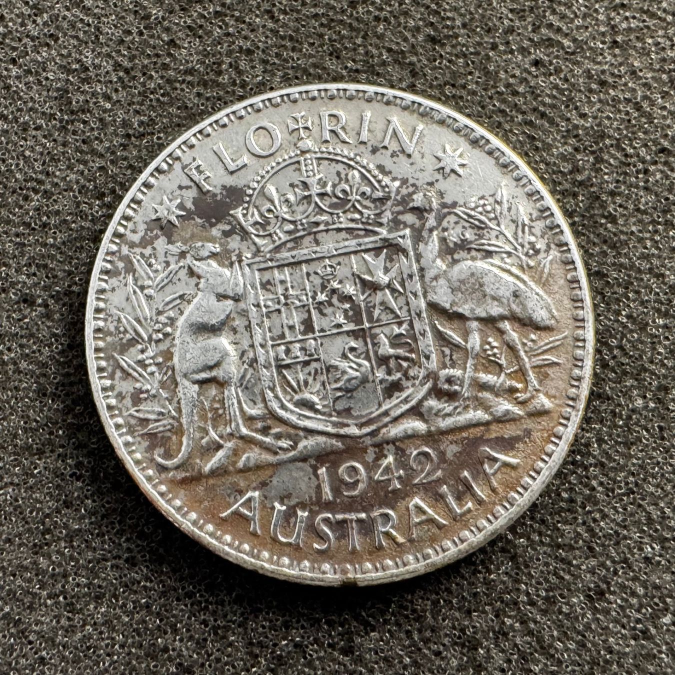 Tutti le monete: 1 Florin Silber Australien 1942 - 1 – Usato da Reitnau venduto da tb-muenzen