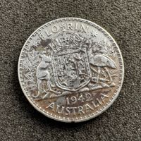 1 Florin Silber Australien 1942 - 1