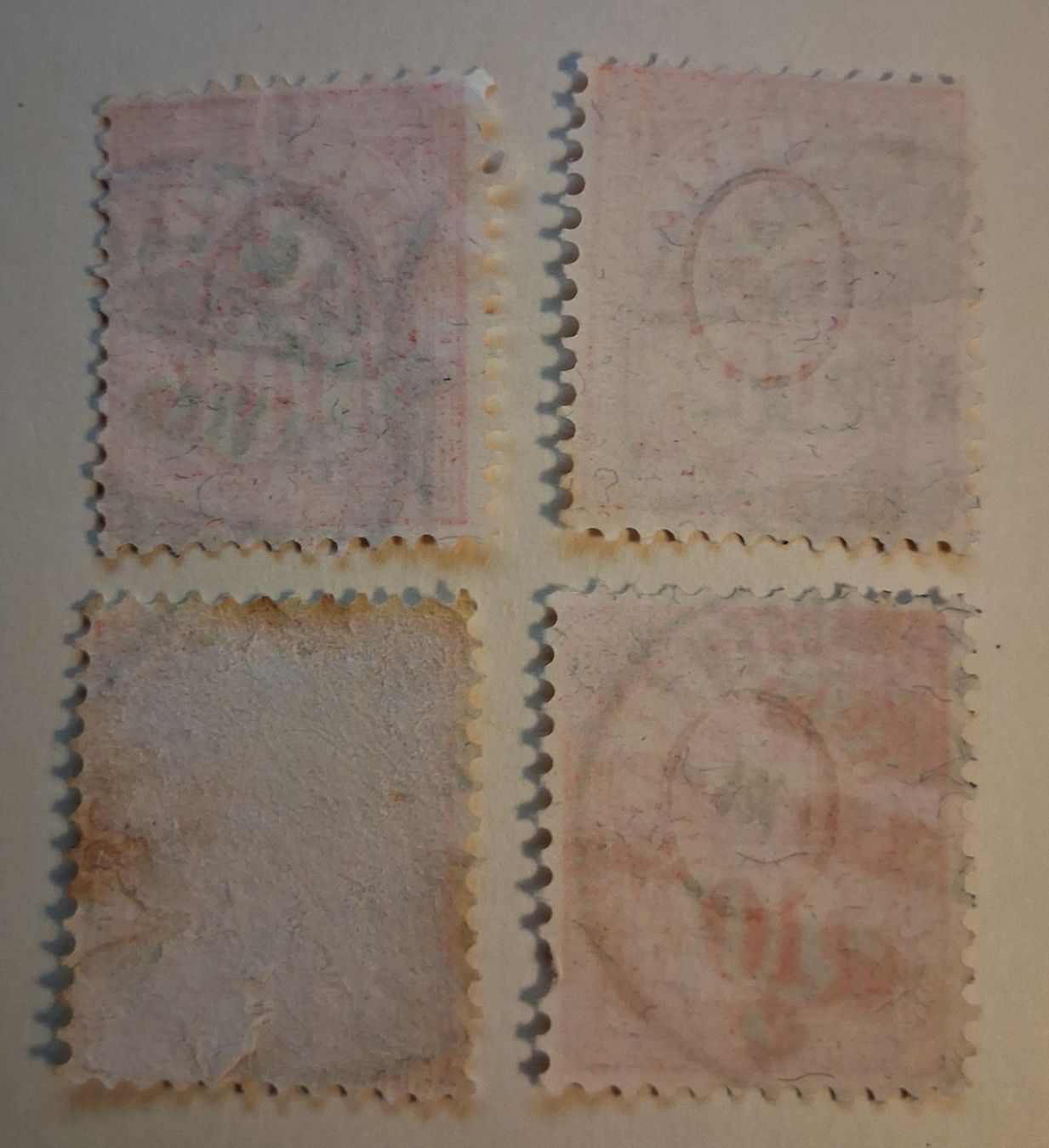 Tutti i francobolli: Briefmarken Ziffermuster 15 Stück – Usato da Stalden (Sarnen) venduto da Salina_23 5