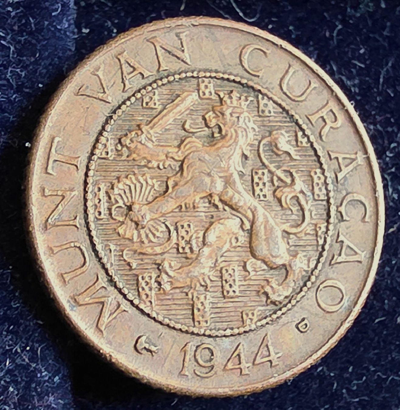 Tutti le monete: CURACAO 1 CENT 1944 – Usato da winterthur venduto da CoinPassion