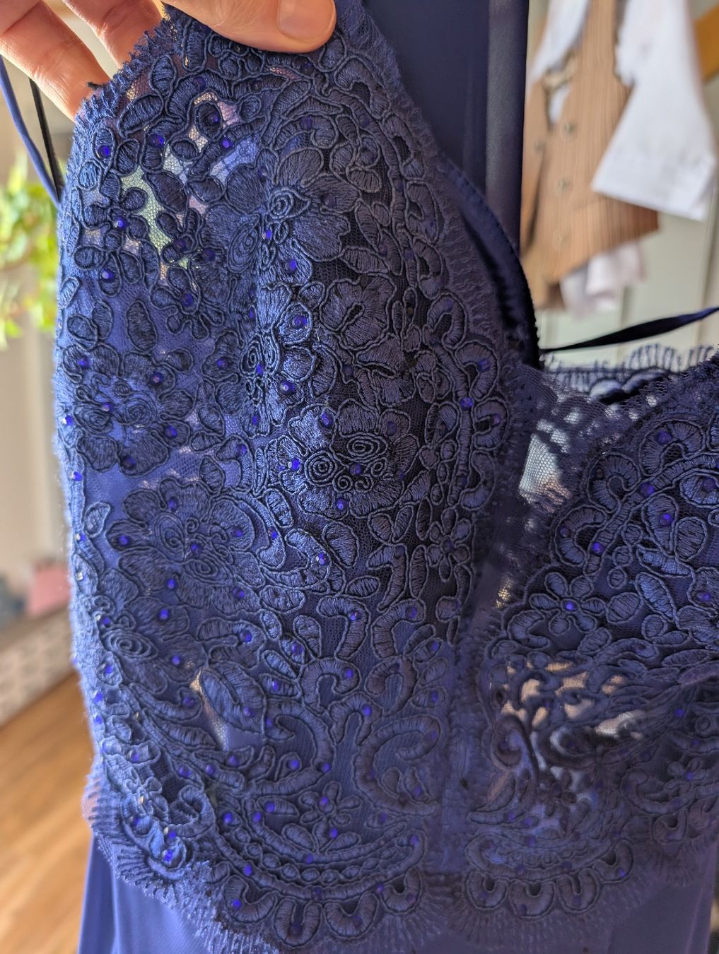 Vestiti: Kleid Dunkelblau Spitze Grösse S  – Nuovo (secondo la descrizione) da Winterthur venduto da dav_87bj 1