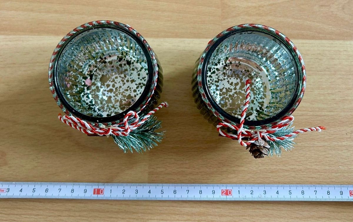Tutte le decorazioni: 2er Set Teelichthalter grün – Usato da Biel/Bienne venduto da SandraDG 1