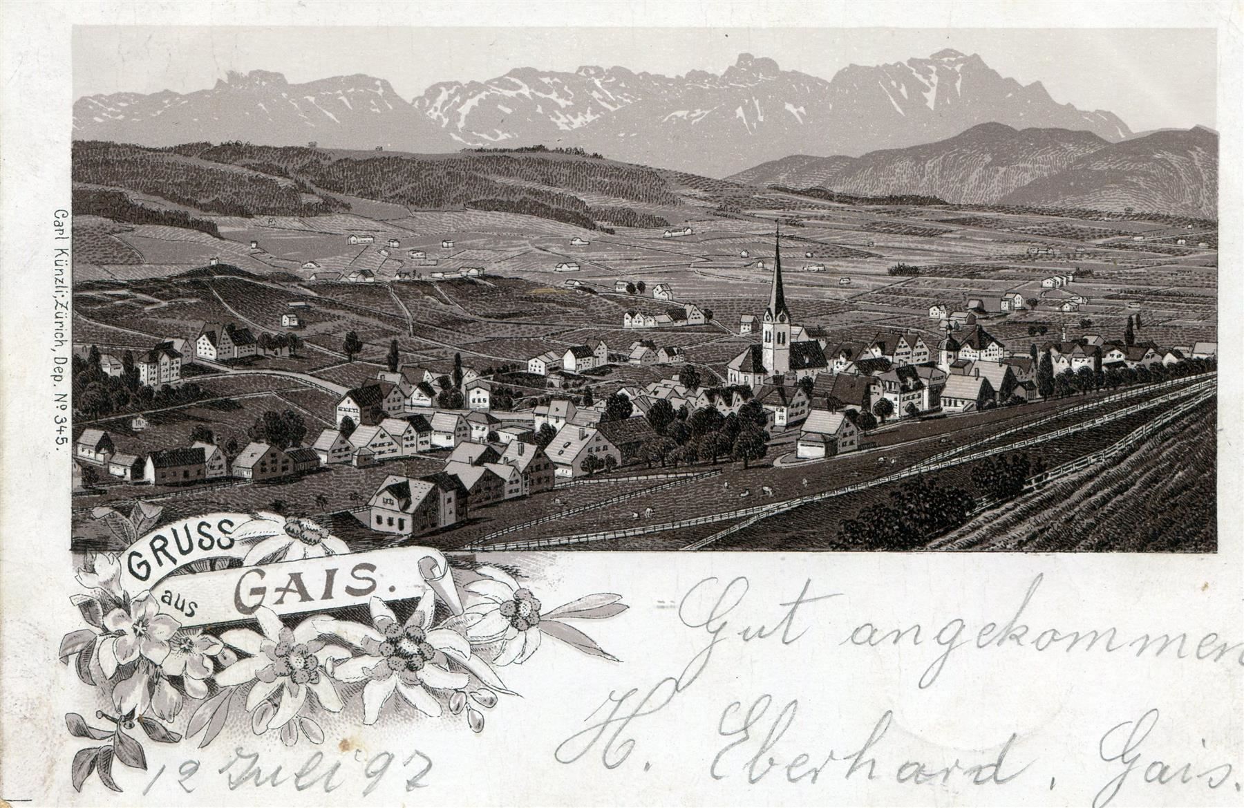 Cartes postales: PK Gruss aus GAIS – D'occasion à Winterthur par Kyoung