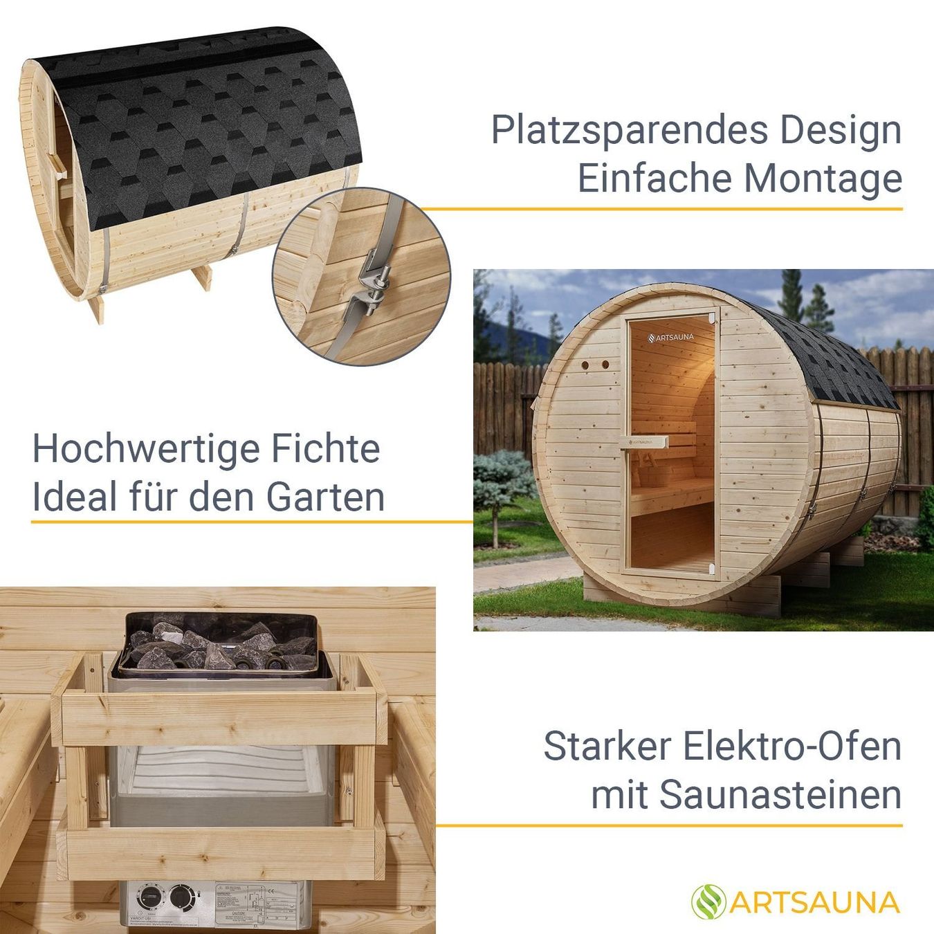 Sauna & Zubehör: Outdoor Fasssauna PALERMO220 – Neu und originalverpackt aus Wallenwil von toesstal-vertrieb 3