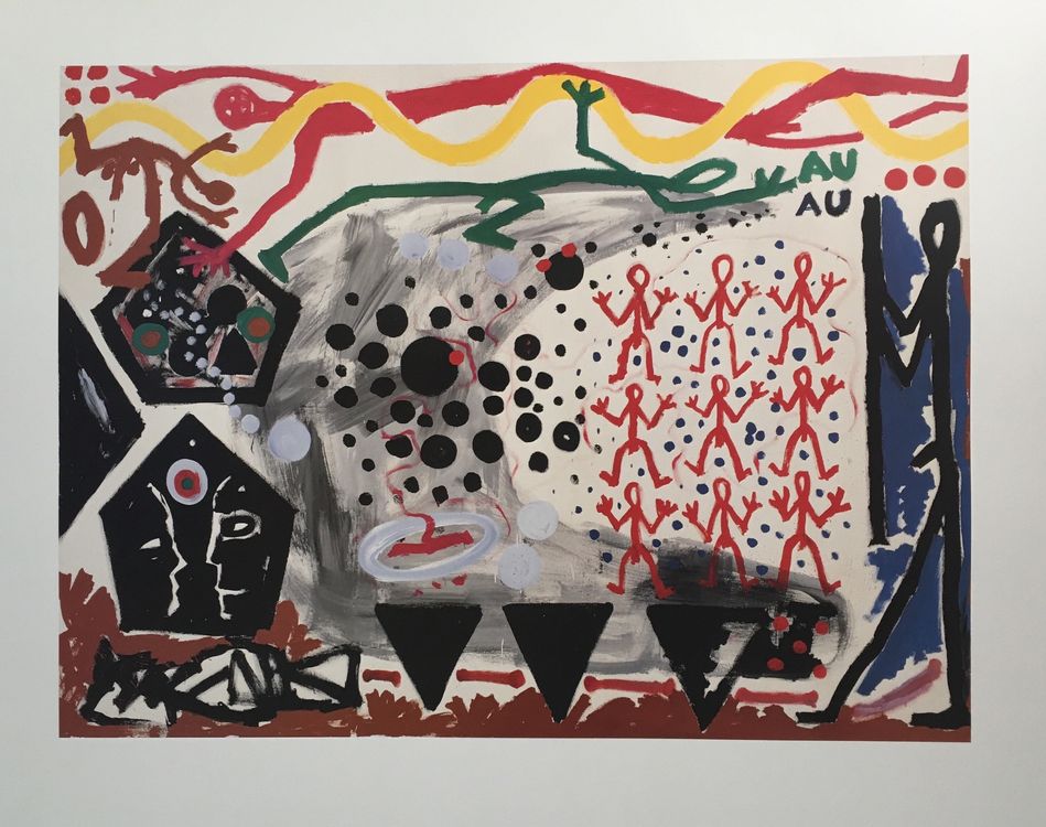 Grafica & Litografie: A.R. Penck  2 Kunstdrucke Ten X Den X Zen / Ereignis in N.Y. – Usato da Nennigkofen venduto da waltraub 7