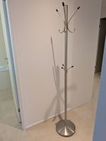 Verchromter Garderoben Ständer rund. 1.73 m hoch