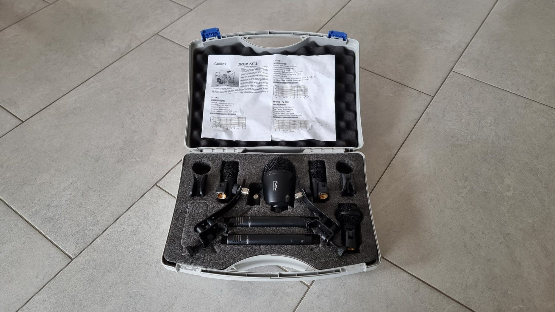 Microphones: Mikrofon-Set "Collins" für Schlagzeug – D'occasion à Bischofszell par Gitit 3