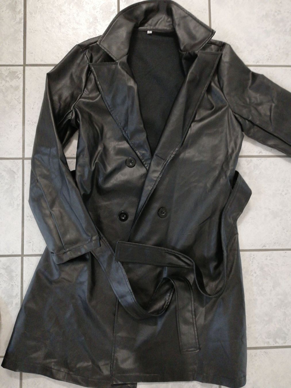 Cappotti: Mantel Kunstleder Gr S Schwarz – Usato da Untersiggenthal venduto da Marlen59 3