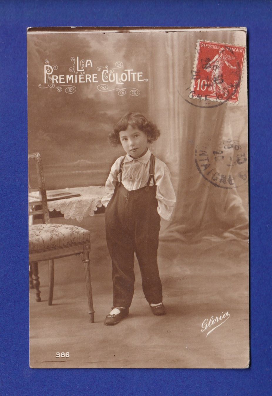 Cartoline postali: ENFANT - La première culotte – Usato da Pully venduto da nicecards-shop