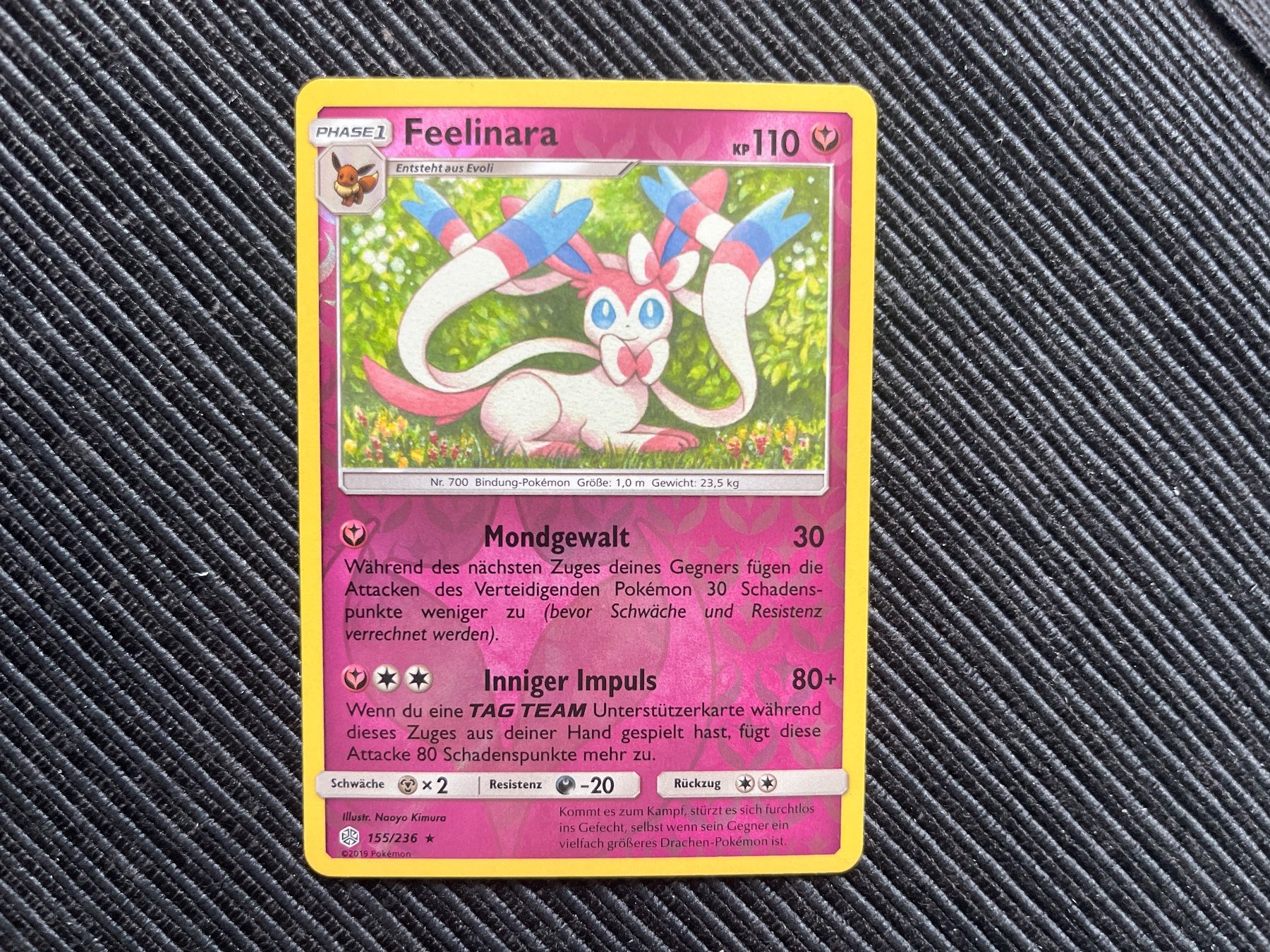 Pokémon Carte collezionabili: Pokemon Feelinara Reverse Holo Cosmic Eclipse Deutsch NM – Nuovo (secondo la descrizione) da Wabern venduto da Collectfun