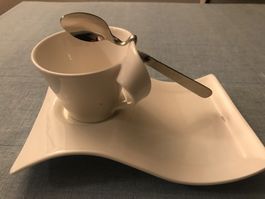 Villeroy Boch NewWave Tasse mit Löffel