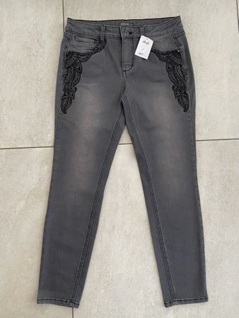 Damen Jeans Hose von NILE, Gr. S, neu. Streich.