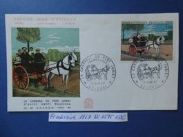 Frankreich 1967 Nr. 1575 FDC
