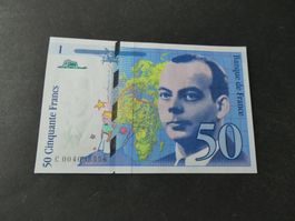 Frankreich 1992, 50 Francs  - ungefaltet