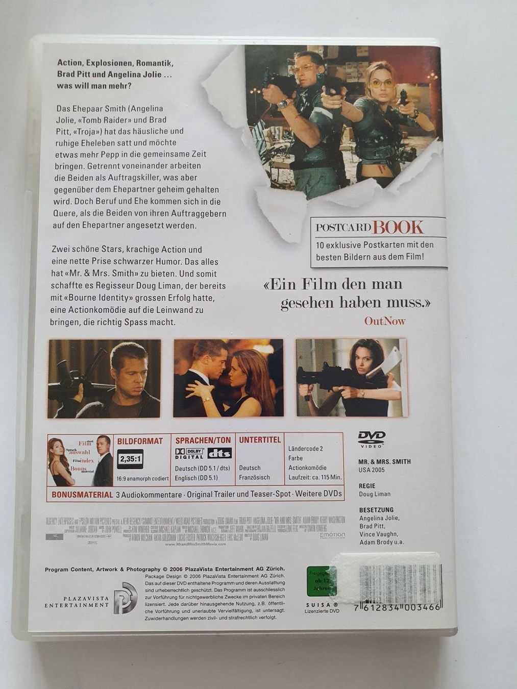 Tutti i DVDs: Mr & Mrs Smith DVD – Usato da Oberdorf BL venduto da BaldenEagle 1