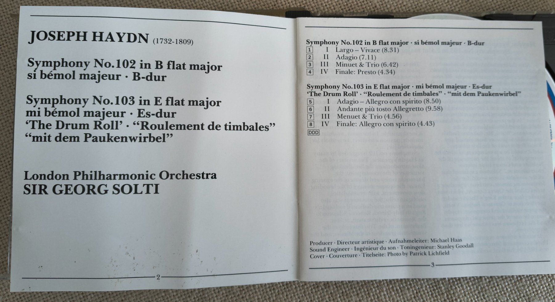 CD: Klassik - CD "HAYDN" – Usato da Binningen venduto da mar_2jlr 4