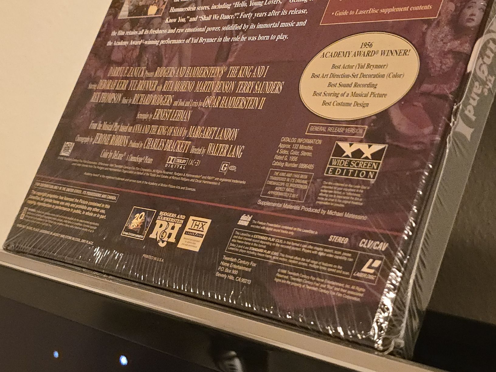 Tutti i DVDs: Laserdisc, "The King and I" , neu und original eingepackt – Nuovo e nell'imballaggio originale da Rümlang venduto da Dxmichael 2