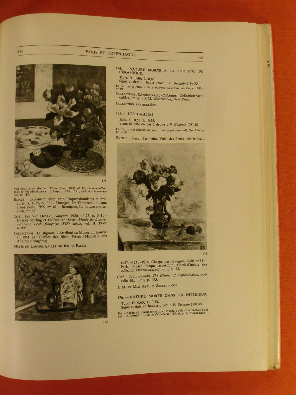 Libri: GAUGUIN CATALOGUE I, 1961 – Usato da Grüningen venduto da Kartensammler 4