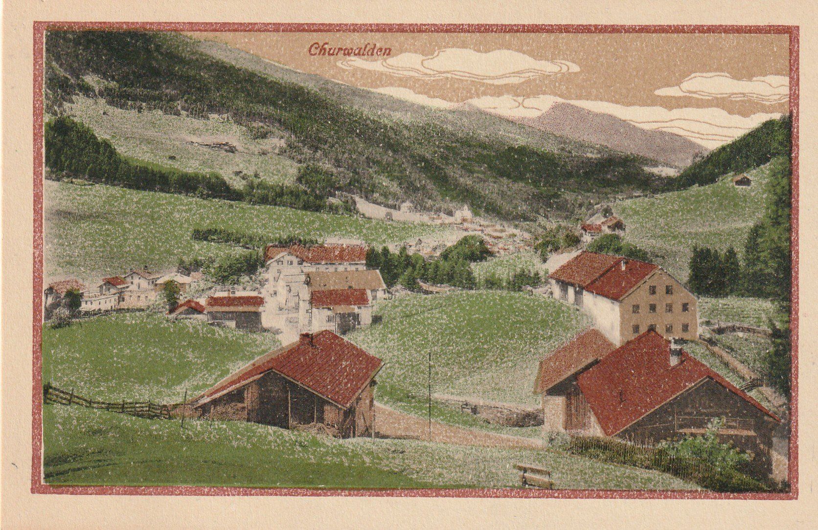 Ansichtskarten: Churwalden – Gebraucht aus Rorschacherberg von fratovi2