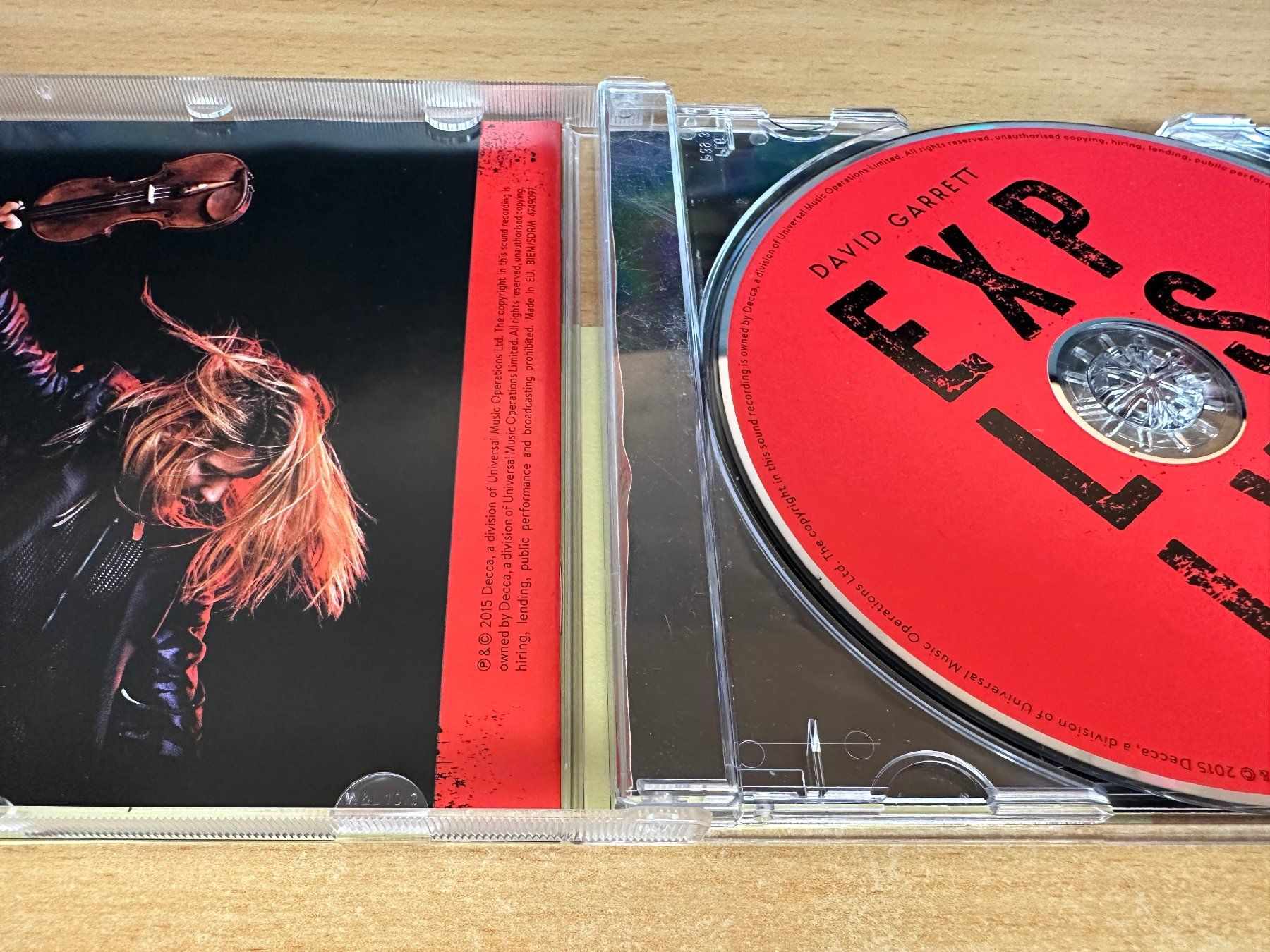 CD: David Garrett – Explosive – Usato da Rikon im Tösstal venduto da Alpenmutz 2