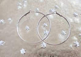 Creolen 925 Silber 5cm