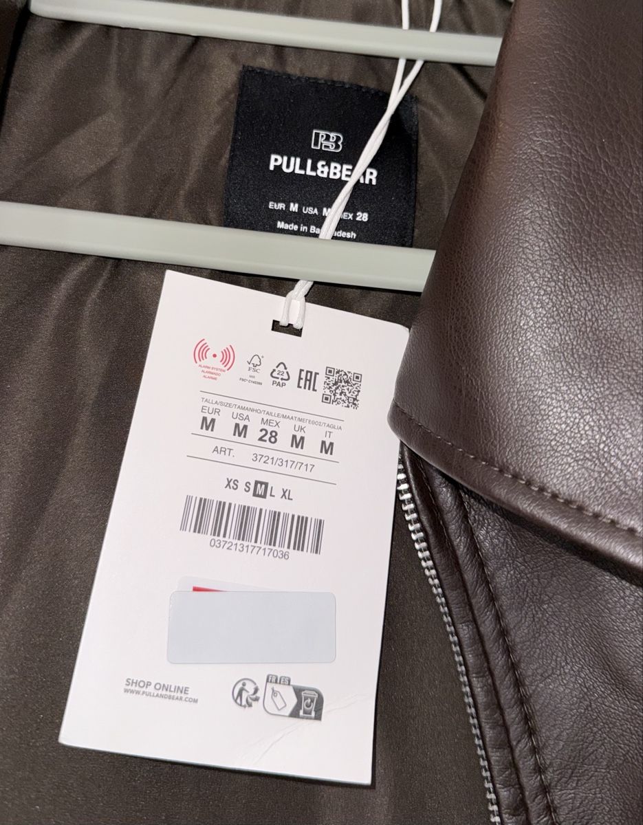 Pull&Bear Giacche: ViraleBraune Kunstlederjacke von Pull&Bear, Gr M, mit Etiket – Nuovo e nell'imballaggio originale da Basel venduto da ae2276 1