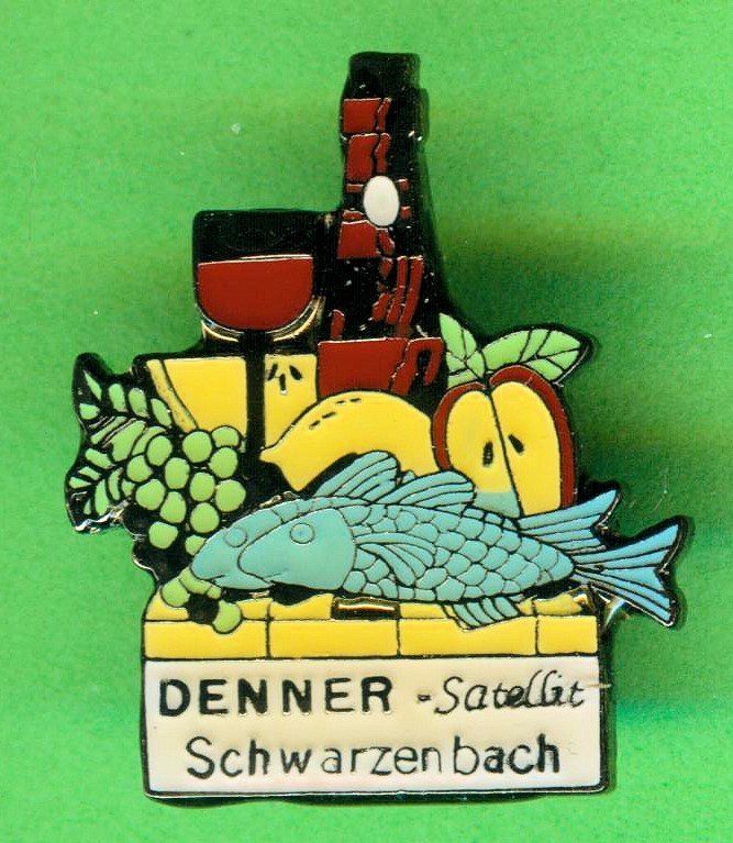 Placchette & Badge: DENNER   Satellit Schwarzenbach – Usato da Winterthur venduto da Sammleroase