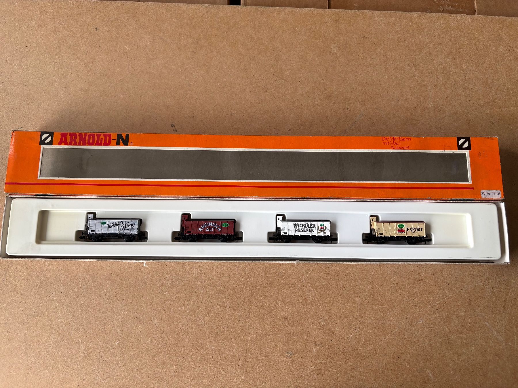 Arnold Modellini di ferrovie: Arnold 0137 Set Guterwagen – Nuovo (secondo la descrizione) da Hauterive NE venduto da eriamch 1