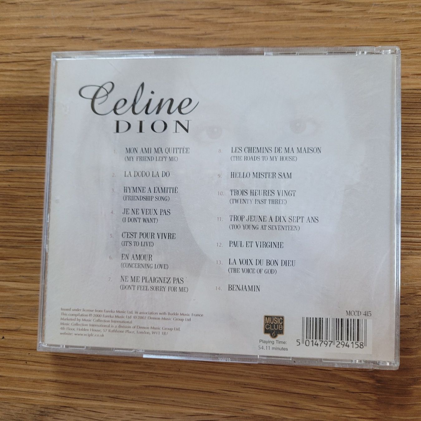 CD: CD Céline Dion – Usato da Biel/Bienne venduto da Destockweb 2