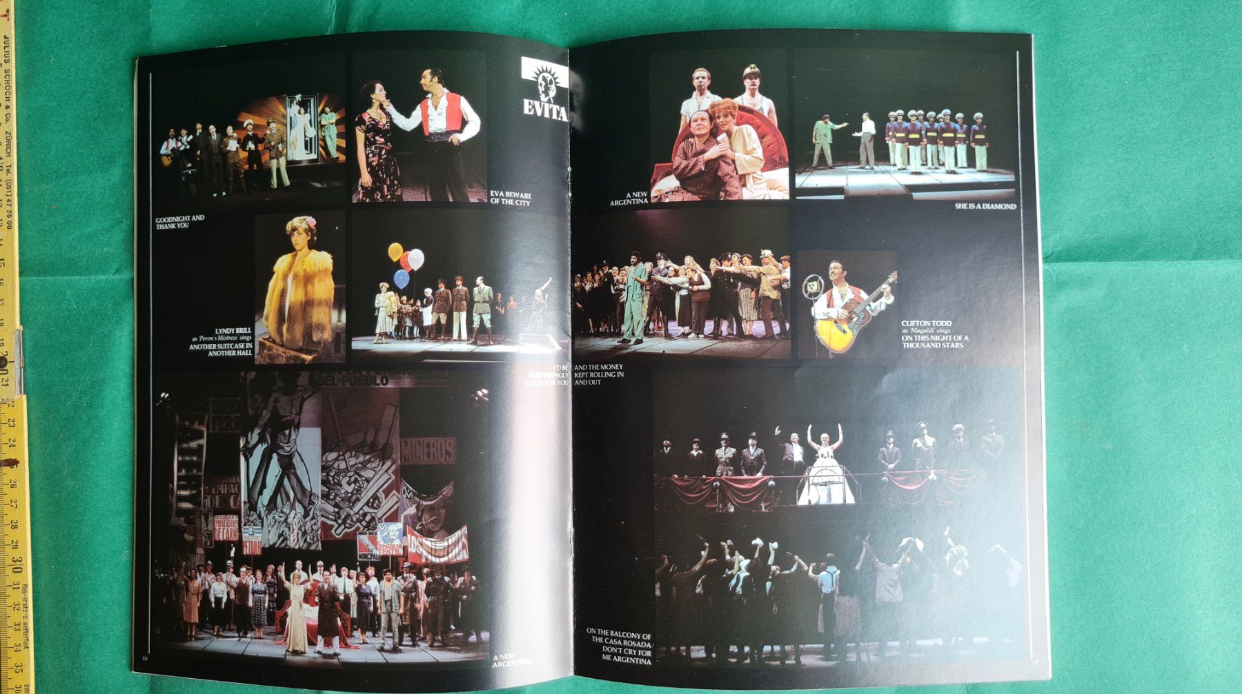 Dokumente: EVITA: Original Programmheft Prince Edward Thtr London 1980 – Gebraucht aus Steinhausen von mesa11 1