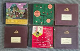 6 Schallplatten Boxen Klassik 78rpm