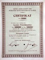 AG der Moskauer Textil-Manufaktur, Glarus - 1923 (100er)