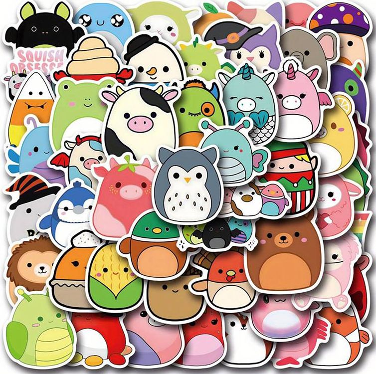 50/100/500 Stuks 1 Inch Dank U Stickers Cartoon Di