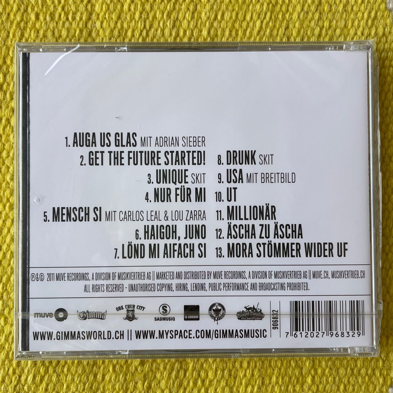 CD: GIMMA-(NEU) MENSCH SI – Nuovo e nell'imballaggio originale da Rorschacherberg venduto da CD-Roli 1