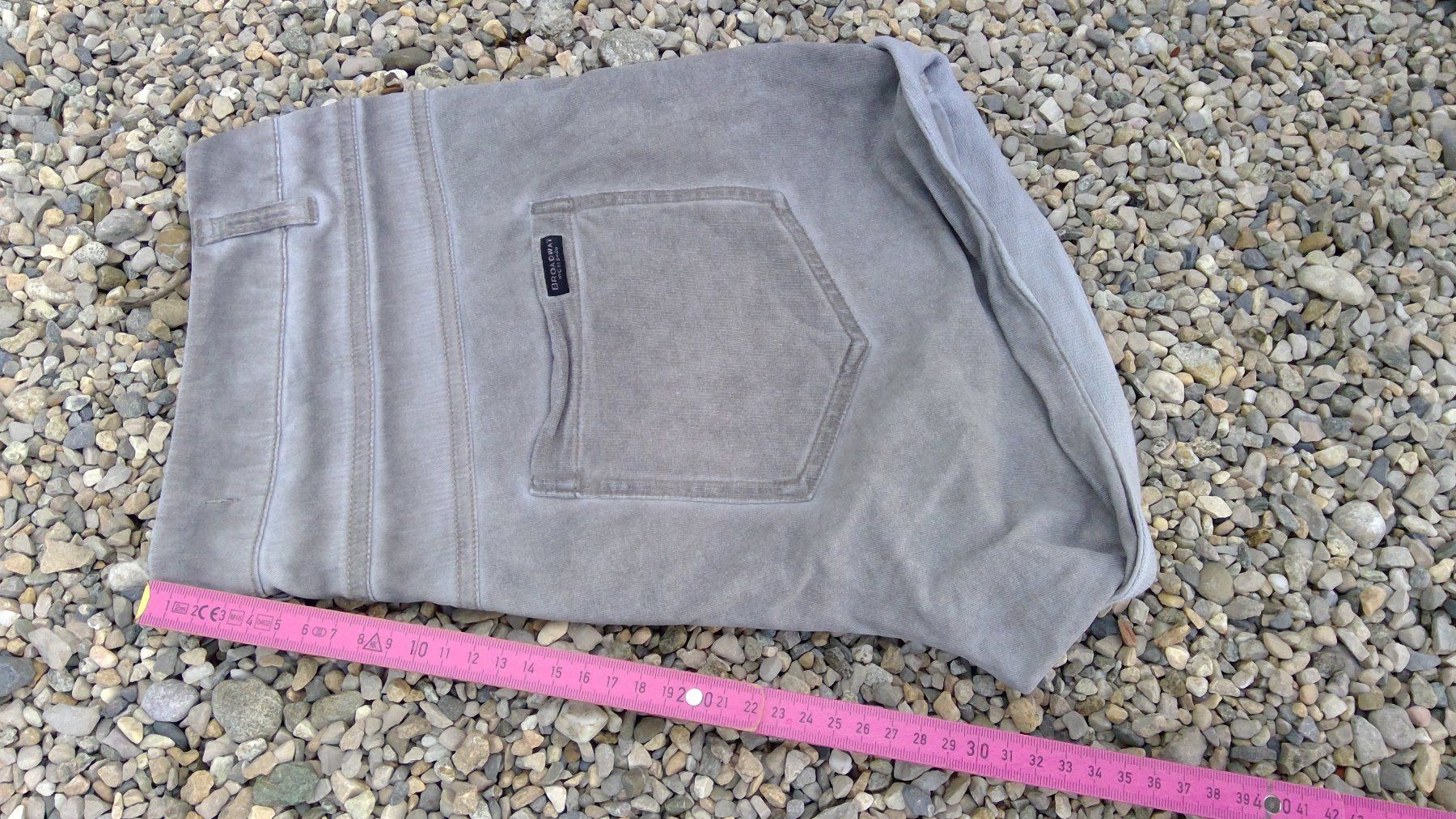 Hosen: Short praline BROADWAY, taille M, 4x poches, coton – Neu (gemäss Beschreibung) aus Agiez von chouchanelle 4