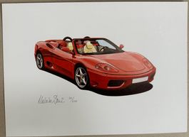 Malcom: Ferrari 360 Modena, signiert 132/500