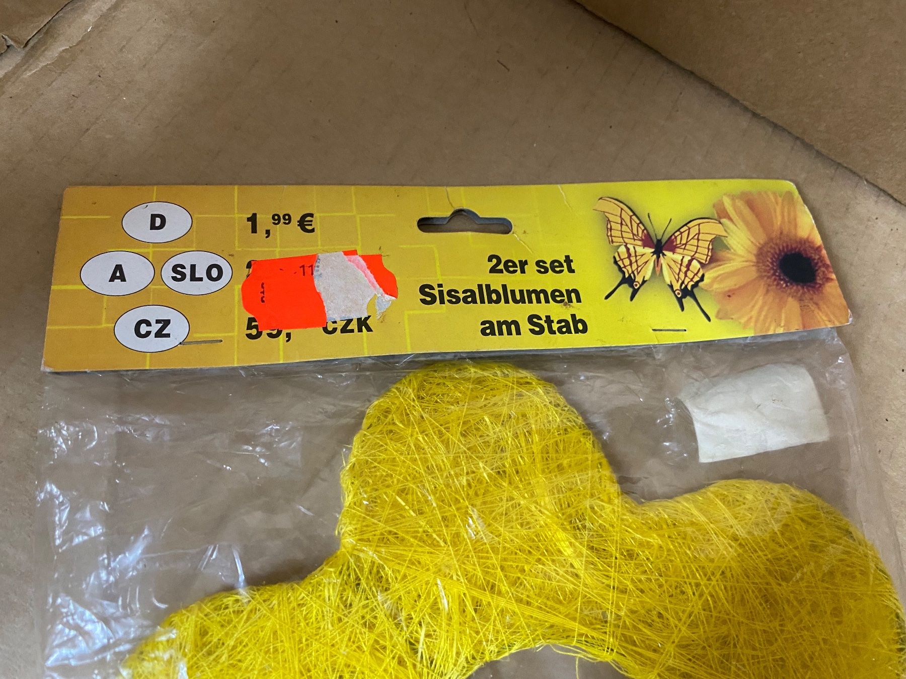 Tutte le decorazioni: Sisalblume am Stab 2er Set – Usato da Eschlikon TG venduto da ArtRec 1