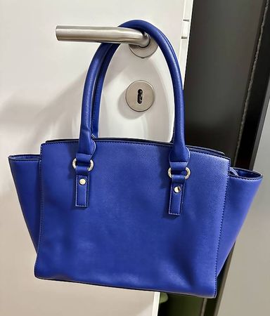 Borsa a Mano Donna Benetton ? Elegante Blu Royal