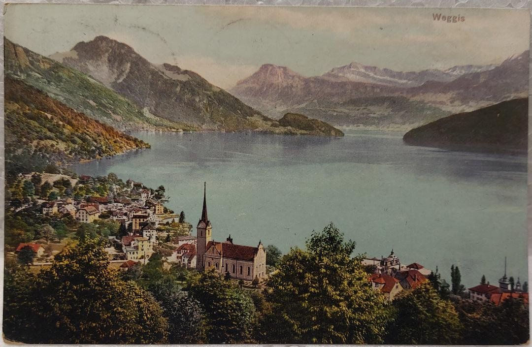 Cartoline postali: WEGGIS - 1907 – Usato da Delémont venduto da Domdom1