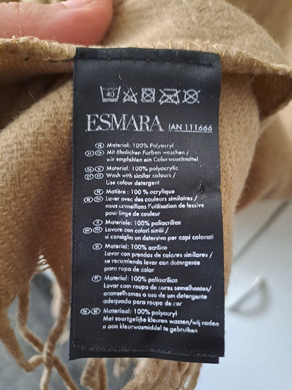 Altro in Moda donna: Warmer Poncho von Esmara, Beige – Usato da Rickenbach LU venduto da bishiida 2