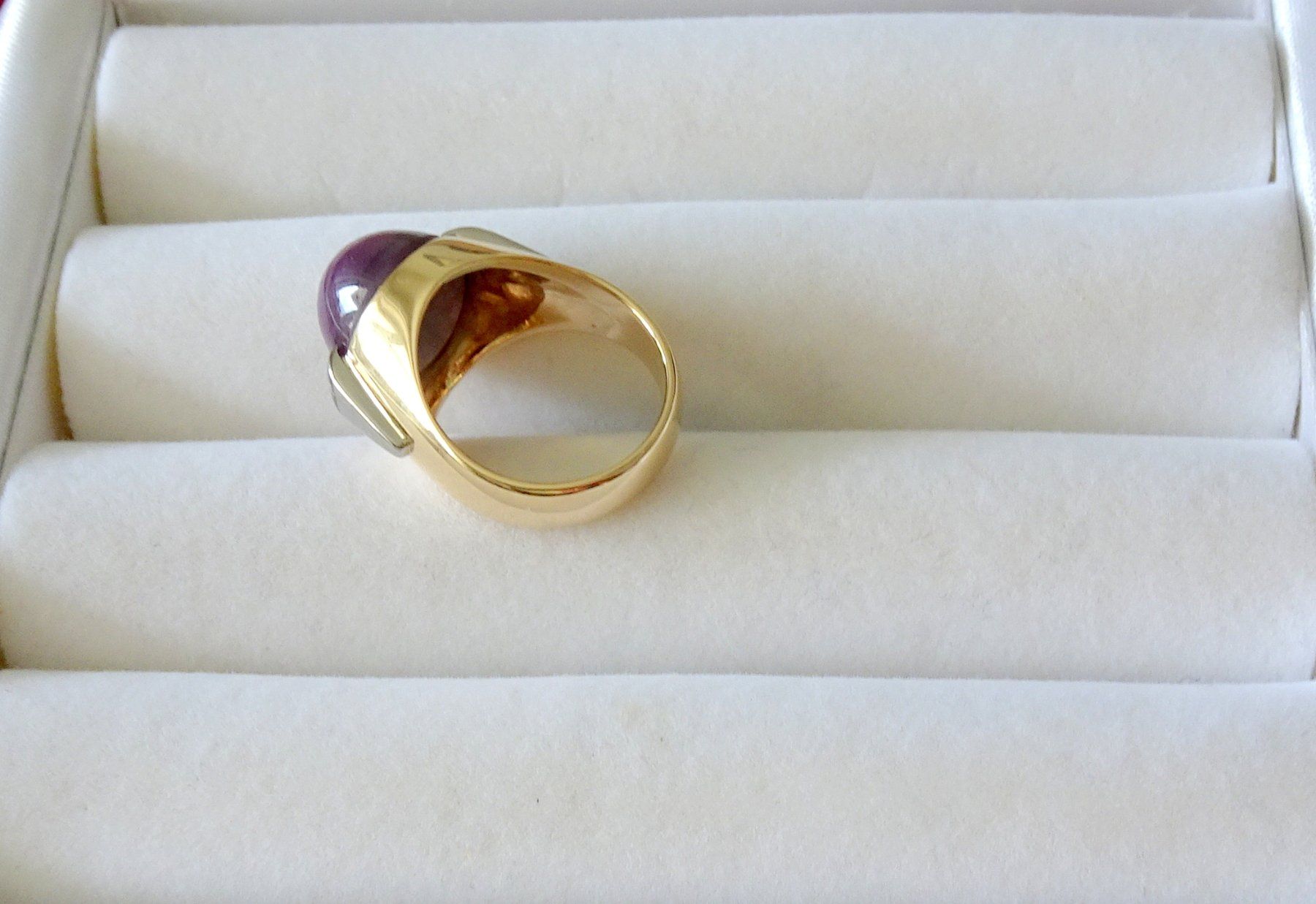 Anelli: Rosa Sternrubinring - echt - Gelbgold 18K Einzelanfertigung – Usato da Locarno venduto da Sicabe 1
