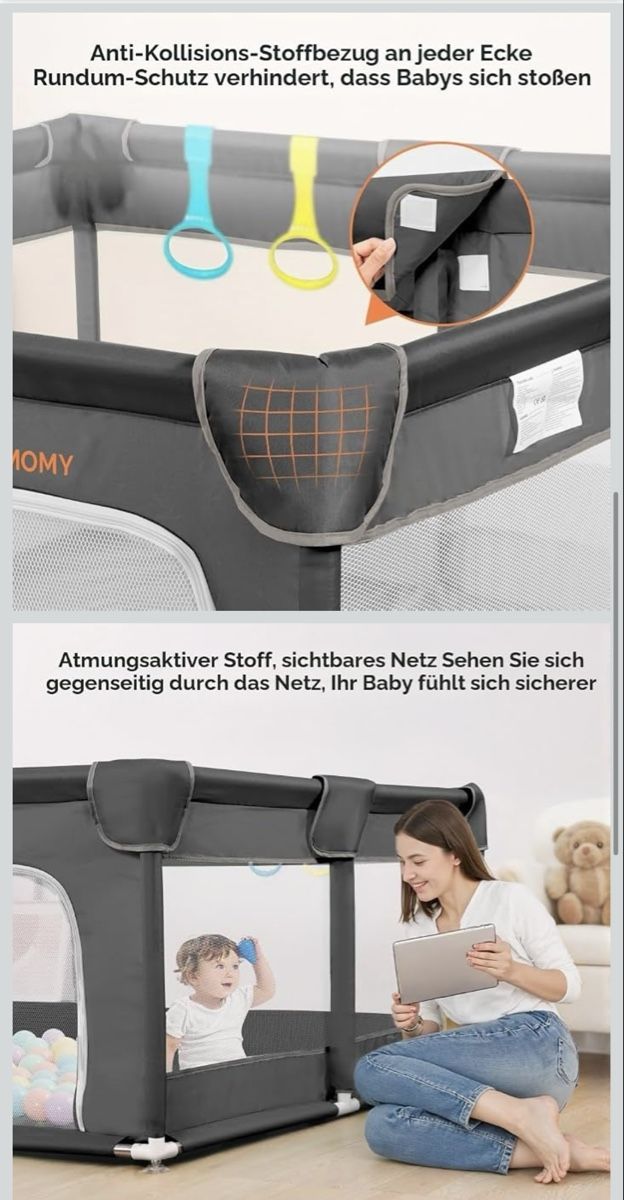 Box & Barriere di sicurezza: Comomy Playpen 180cm x 200cm x 66cm   – Usato da Kaiseraugst venduto da ong_g2f8 3