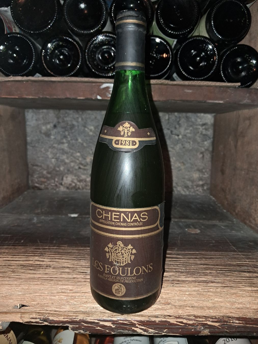 Vins: Chénas cuvée Les Foulons 1981 – Neuf avec emballage d'origine à Le locle par juliensaran