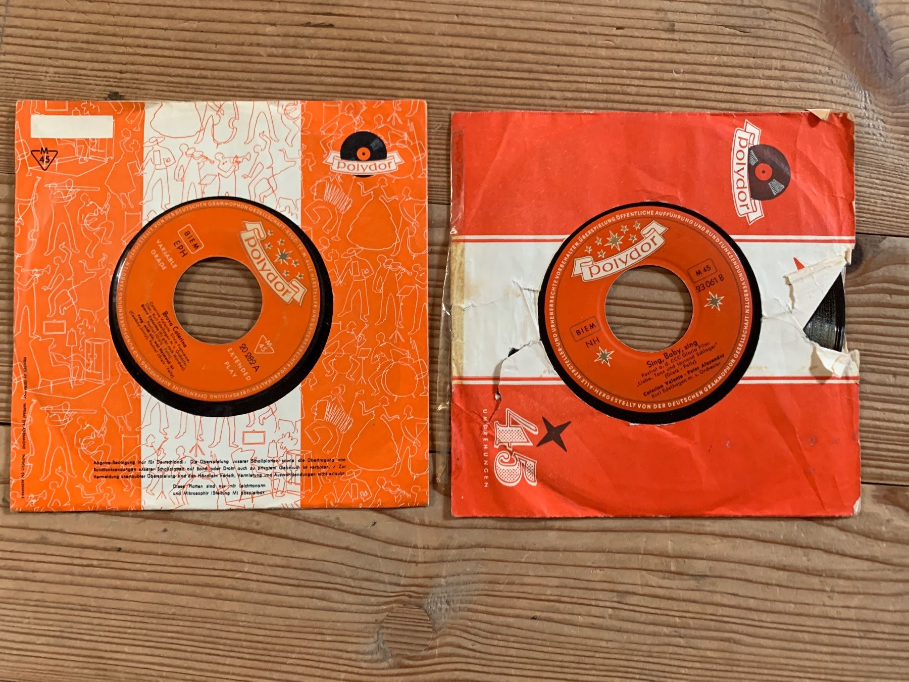 Dischi in vinile: Caterina Valente Original-Singels – Usato da Zürich venduto da dam_6brk 3